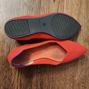 Rothy The Point Flats in Flame